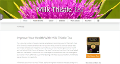 Desktop Screenshot of milkthistletea.net